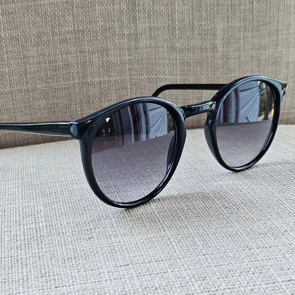 Vintage Sunglasses Unisex Eyewear RAINBOW BLACK Shades Women Sunglasses